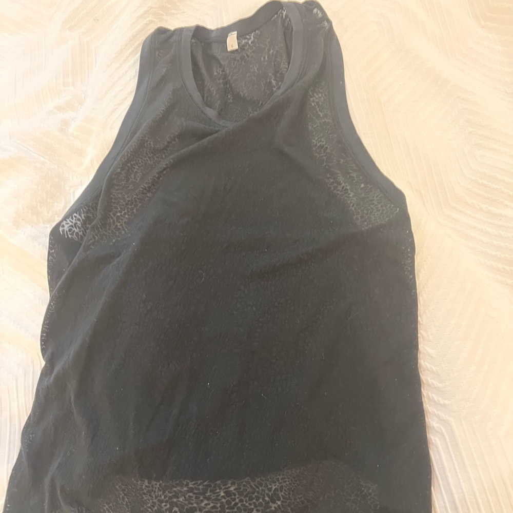 Lululemon sheer cheetah tank